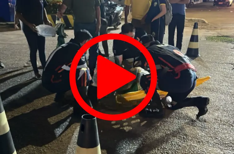 Motociclista sofre fratura após motorista abrir porta de carro em Porto Velho