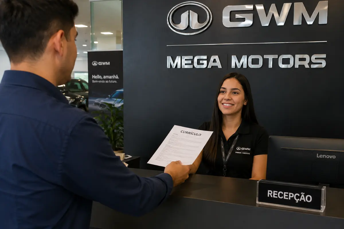 Mega GWM abre vagas para quatro funções em Cacoal e Porto Velho