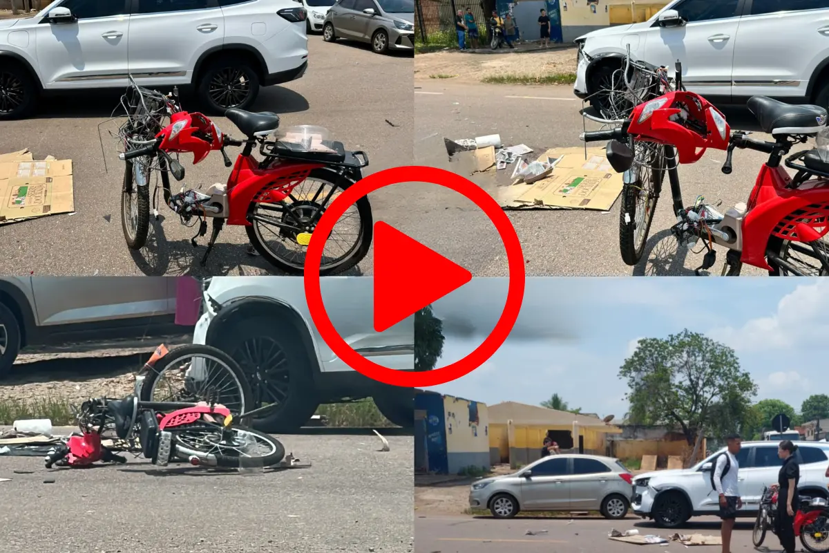 Duas adolescentes ficam gravemente feridas após colisão com Tiggo 8 em Porto Velho