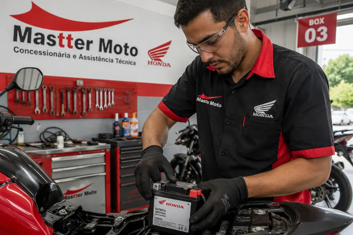 Mastter Moto lança promoção de bateria Honda com preço especial nesta terça-feira em Porto Velho