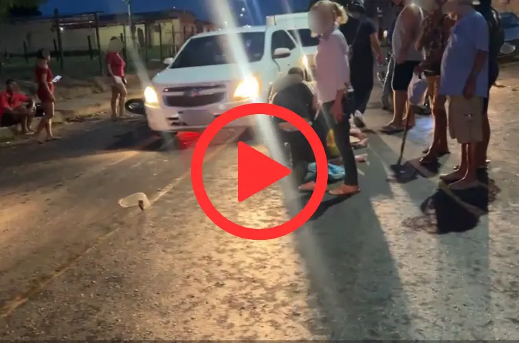 Ciclista fica gravemente ferido após ser atropelado na zona Sul de Porto Velho