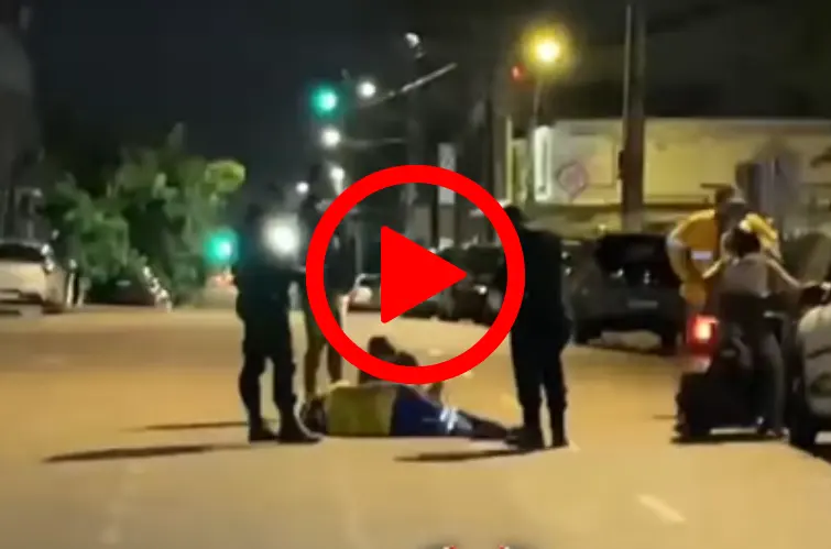 Motociclista fica ferida após tentar desviar de gato e sofrer queda em avenida de Porto Velho