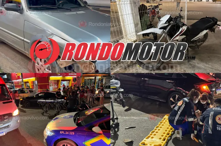 Casal sofre grave acidente em batida entre três veículos