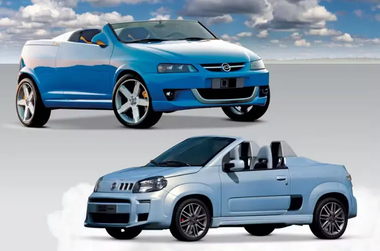 Celta Spider e Uno Cabrio marcaram os anos 2000 como conversíveis que nunca chegaram às ruas