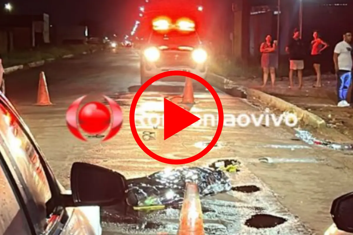 Motociclista morre após tentar desviar de cavalos e bater de frente com carro em Porto Velho