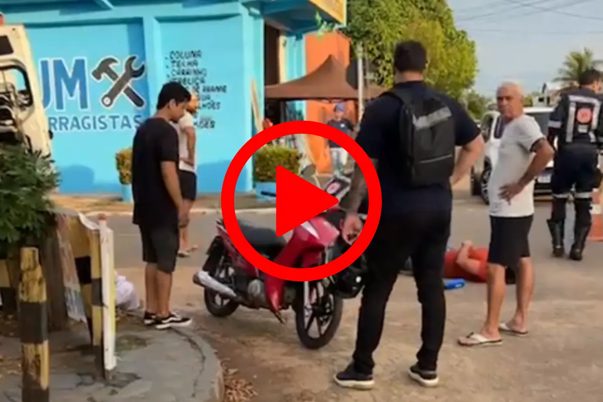 Mulher e criança ficam feridas após táxi avançar preferencial na zona Sul de Porto Velho
