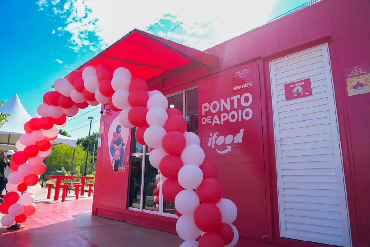 Porto Velho inaugura primeiro Ponto de Apoio para motoboys com estrutura completa em parceria com o iFood