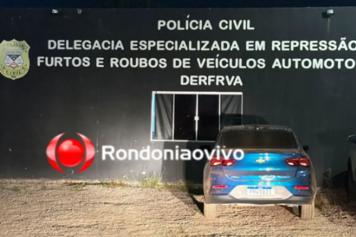 Polícia apreende em Porto Velho carro roubado em Manaus que era transportado por balsa