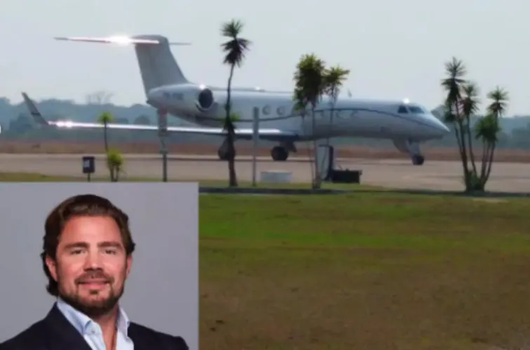 Veja mais detalhes do avião milionário ligado ao banqueiro Daniel Vorcaro que já esteve em Vilhena