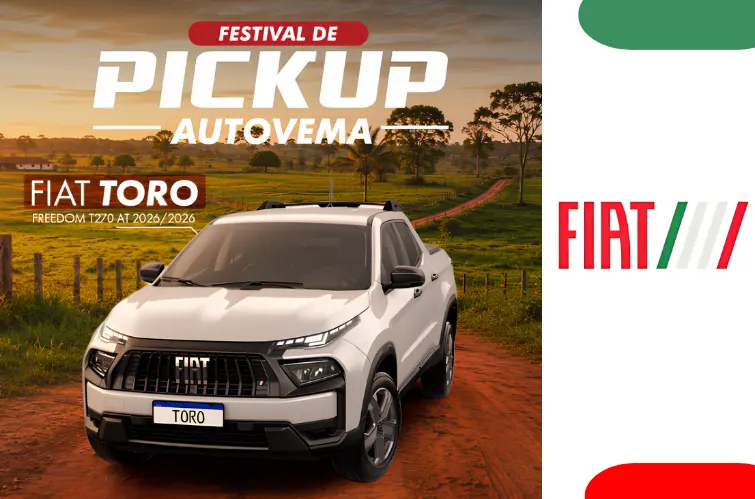 Autovema lança Festival de Pickup com ofertas para Strada, Toro e Titano em Porto Velho