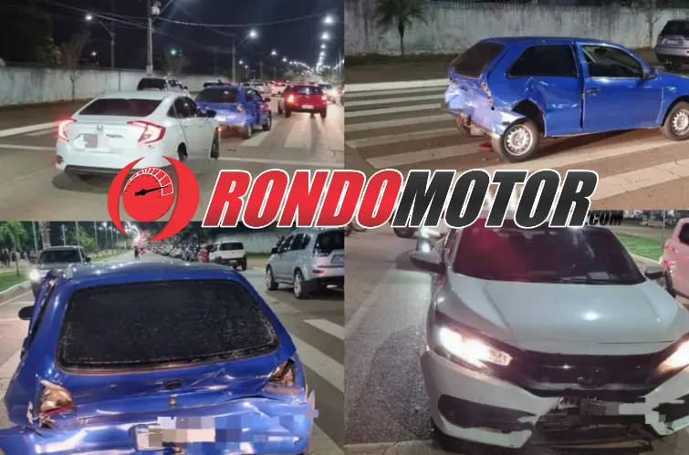 Criança de 8 anos fica ferida em colisão entre dois carros no Espaço Alternativo