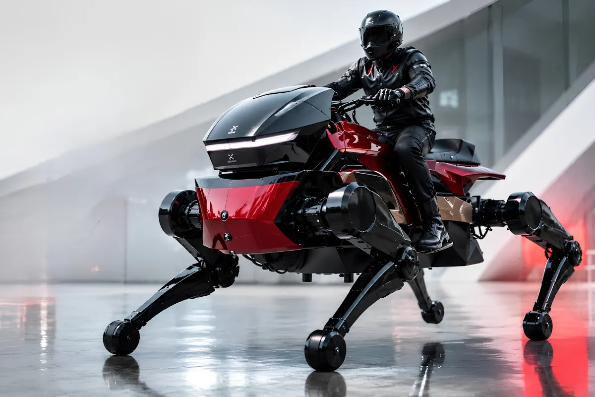 Cavalo robótico elétrico da China usa inteligência artificial para vencer terrenos difíceis
