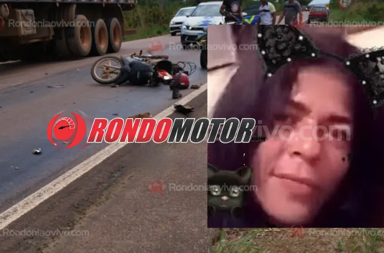 Passageira de moto morre após colisão frontal na BR-364, em Porto Velho