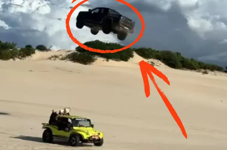 Motorista que “voou” em duna vira garoto-propaganda de concessionária em Fortaleza