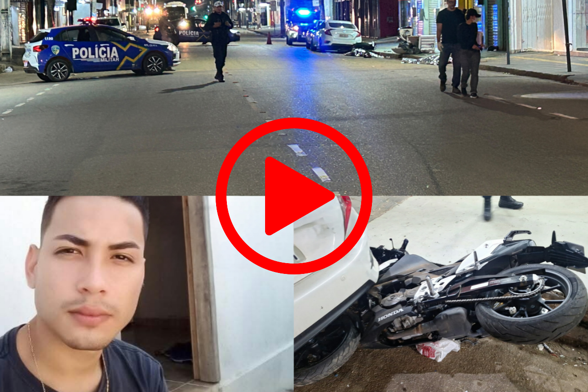 Vigilante de 33 anos e mulher morrem em acidente de moto na avenida Jatuarana, em Porto Velho