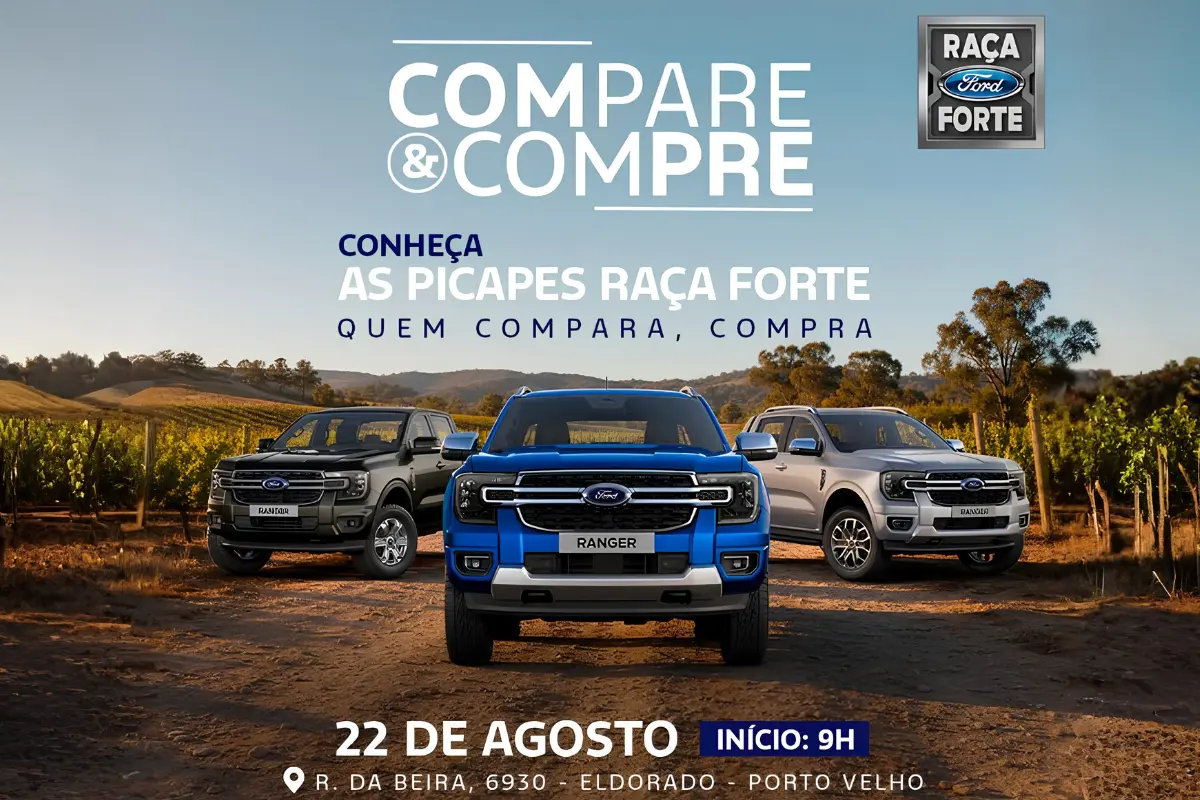 Mega Ford promove “Compare & Compre” com ofertas especiais e apresenta novo Territory em Porto Velho