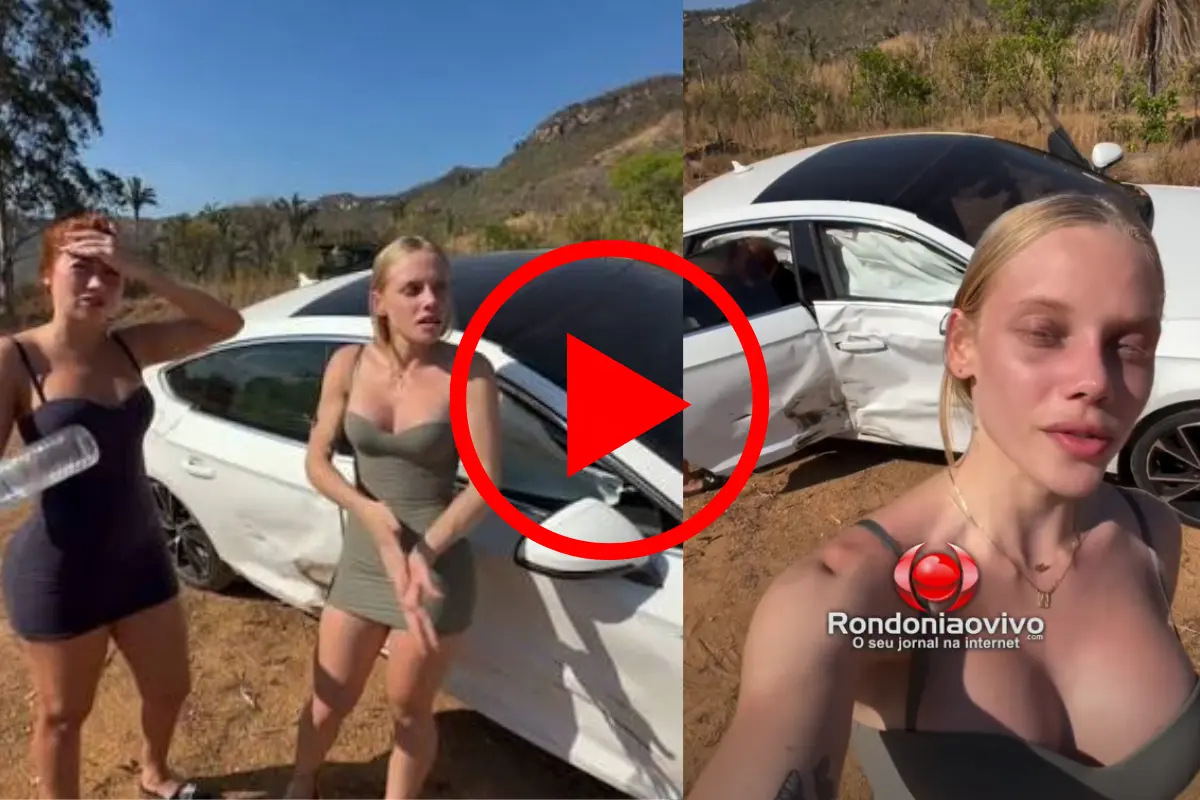 Influenciadora de Rondônia Michelle Andreazza sofre acidente em rodovia
