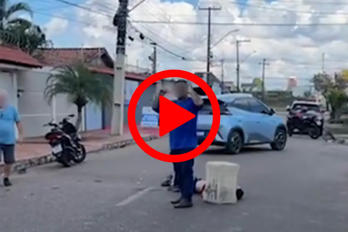 Colisão entre motocicletas deixa dois feridos próximo ao Skate Parque em Porto Velho