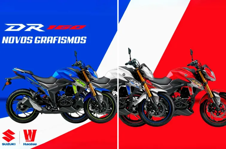 Nova DR 160 chega a Porto Velho com design esportivo e pacote completo, e teste rider gratuito