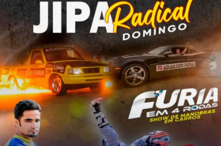 Fúria Sobre Rodas chega a Ji-Paraná neste domingo com show radical de carros e motocross freestyle