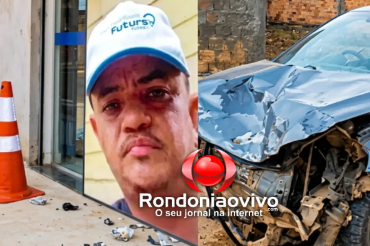 Pintor morre após ser arrastado por picape em grave acidente; motorista abandona veículo e foge em Ji-Paraná