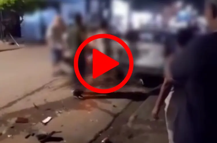 Motorista embriagado provoca engavetamento e acaba agredido por populares em Porto Velho