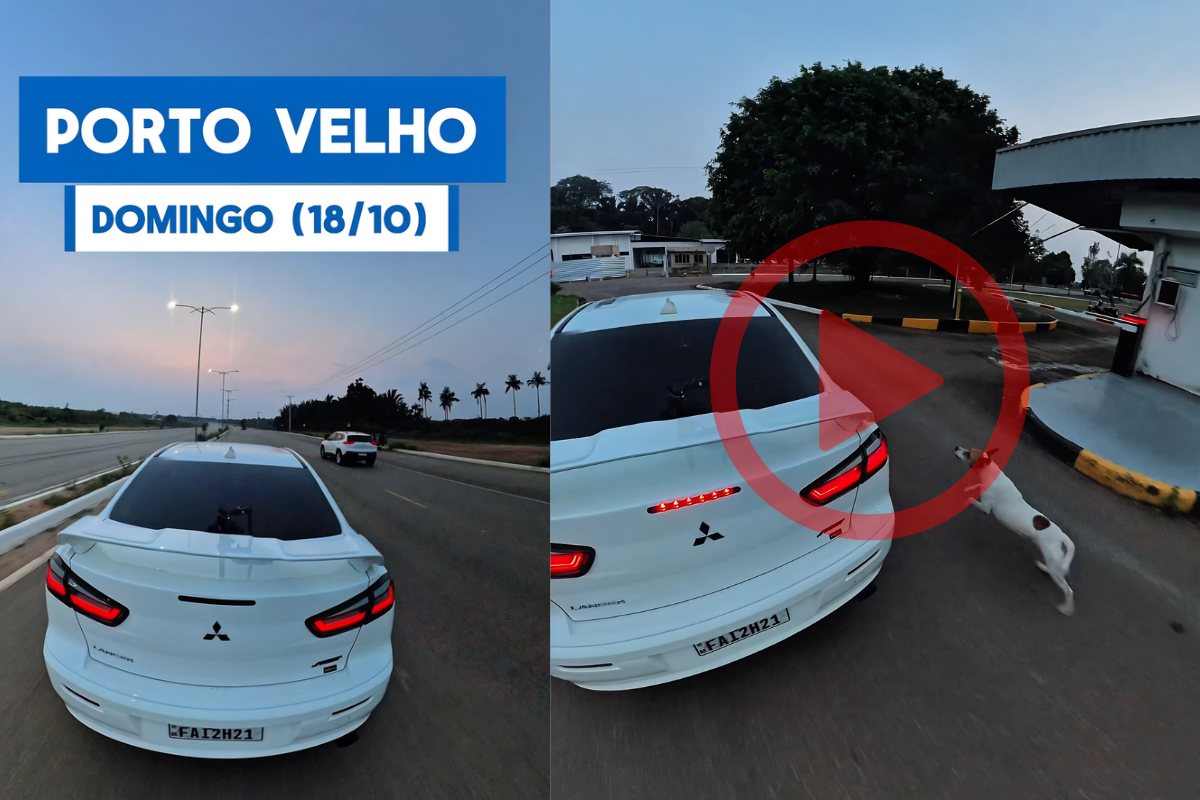 Vídeo mostra Mitsubishi Lancer percorrendo pontos conhecidos de Porto Velho em edição especial