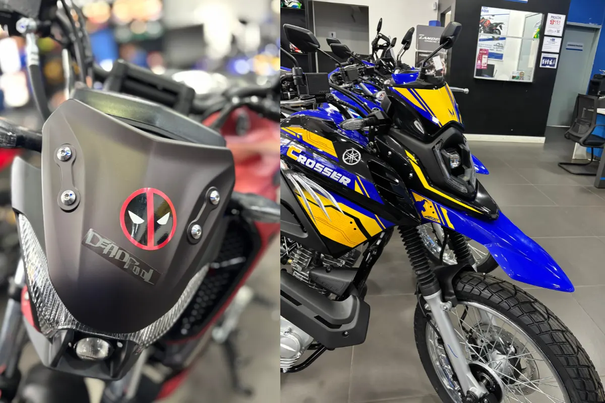 Bingool Motos recebe edição limitada da Yamaha inspirada em Wolverine e Deadpool em Porto Velho