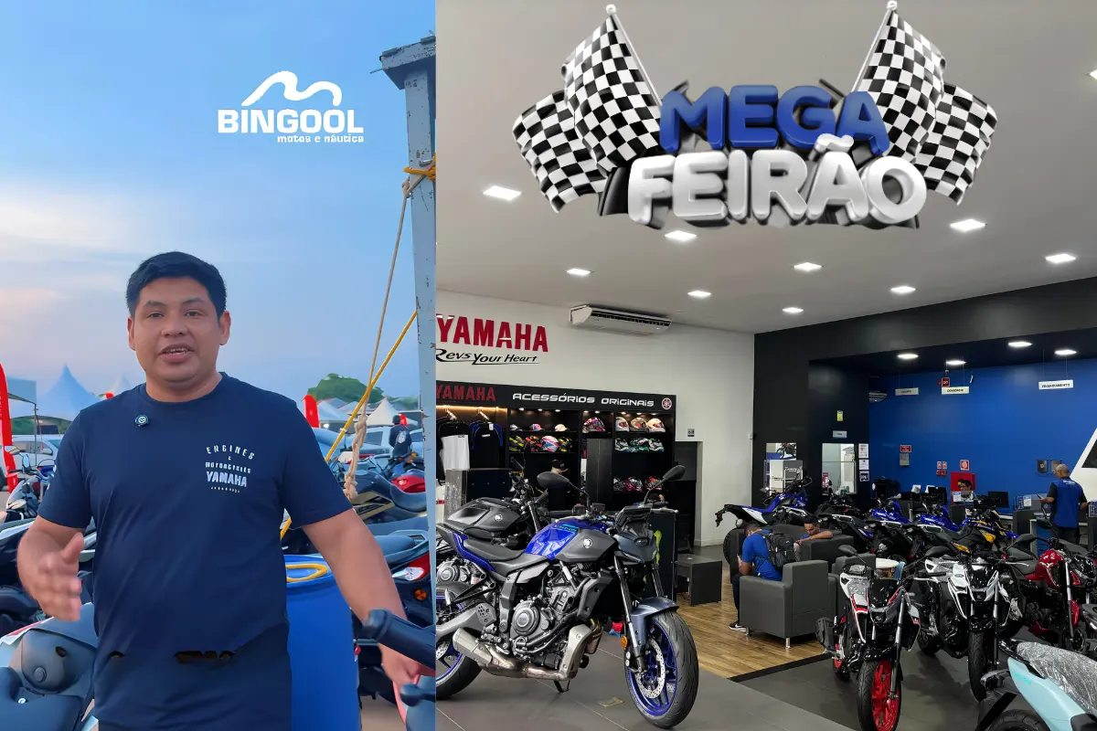 Bingool Yamaha participa de Mega Feirão de motos até domingo em Porto Velho