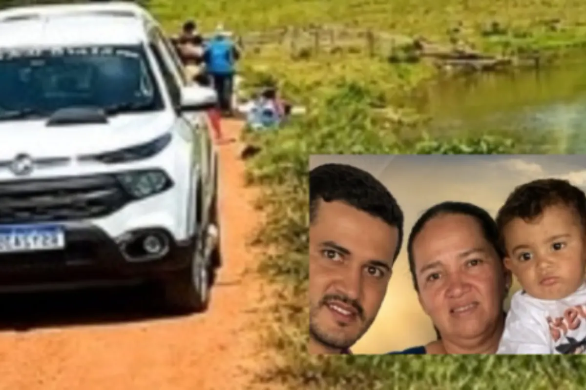 Três pessoas da mesma família morrem após carro cair em represa em Alta Floresta d’Oeste