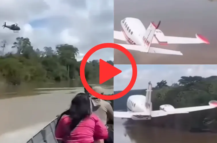 Vídeo mostra fuga em garimpo ilegal com apoio aéreo durante operação no Norte do Brasil
