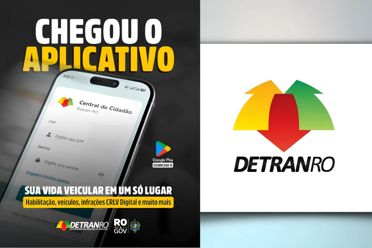 Detran-RO lança aplicativo que reúne serviços de CNH, veículos e infrações