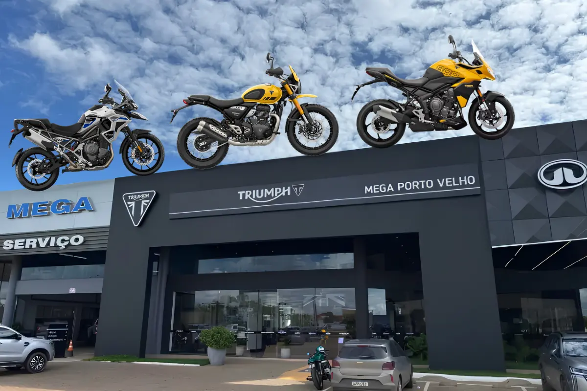 Triumph Day movimenta Porto Velho neste sábado com café da manhã e exposição de motos